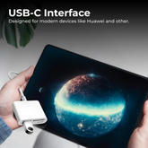 USB-C SD/TF Card Reader with USB 3.0 Hub Adapter